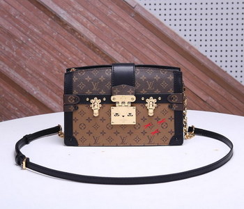 Replica Louis Vuitton M43596 Trunk Clutch Monogram Reverse Canvas
