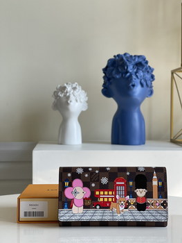 Replica Copy Louis Vuitton N60491 Sarah Wallet in Damier Ebene canvas