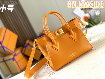 Replica Original Copy Louis Vuitton M57730 On My Side PM Tote Bag Summer Gold Orange