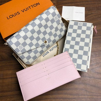 Replica Replica Louis Vuitton N63106 Pochette Felicie Damier Azur Canvas