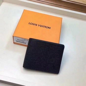 Replica Cheap Replica Louis Vuitton M64005 Men Slender ID Wallet Ardoise Leather