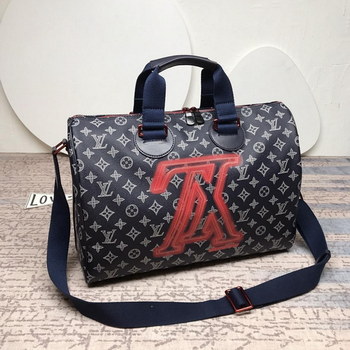 Replica Louis Vuitton M43697 Speedy Bandouliere 40 Monogram Lnk Coated Canvas