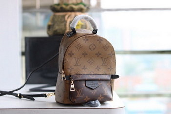 Replica Replica Luxury Louis Vuitton M42411 Palm Springs Backpack Mini Monogram Reverse Canvas
