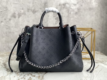 Replica Fake Louis Vuitton M59655 Bella Tote Mahina Perforated Calfskin Black