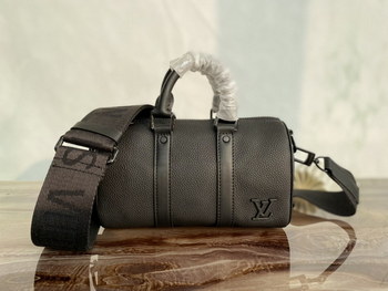 Replica Vintage Louis Vuittion M80950 Keepall XS Black Aerogram Leather