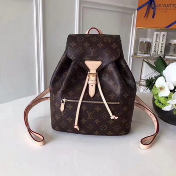 Replica Cheap Louis Vuitton M43431 Women Montsouris Backpack Monogram Coated Canvas