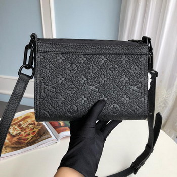 Replica Replica Louis Vuitton Women Shoulder Bag Black Monogram Empreinte M54330