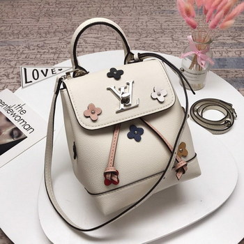 Replica Louis Vuitton M53079 Lockme Mini Backpack Soft Calfskin