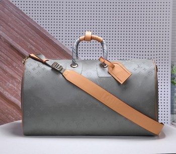 Replica Replica Louis Vuitton Keepall Bandouliere 50 Monogram Satellite Coated Canvas Monogram Other