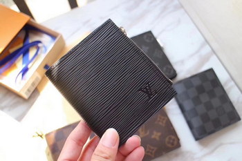 Replica Louis Vuitton M64007 Smart Wallet Epi Leather Black