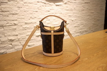 Replica Louis Vuitton M43587 Duffle Bag Monogram Coated Canvas