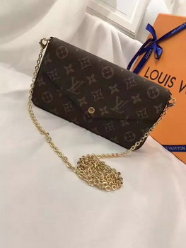Replica Louis Vuitton M61276 Pochette Felicie Monogram Canvas Chain Wallet