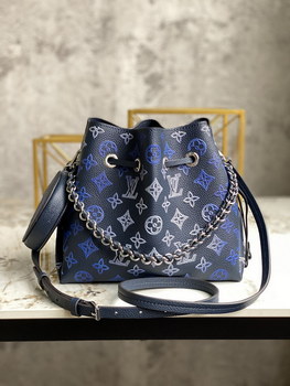 Replica New Authentic Copy Louis Vuitton M59552 Bella Bag Mahina Perforated Calfskin