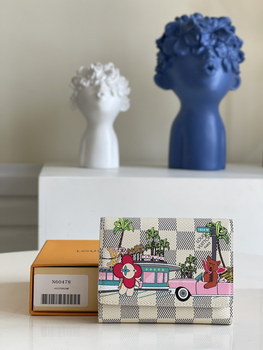 Replica Copy Louis Vuitton N60478 Victorine Wallet Damier Azur Coated Canvas