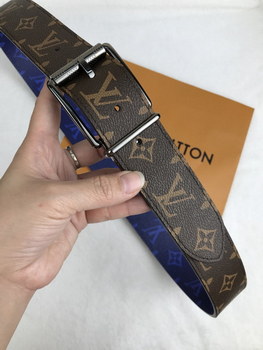 Replica Cheap Replica Louis Vuitton Men Leather Belt Width 4cm 088