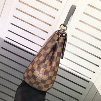 Replica Cheap Louis Vuitton N64417 Bond Street Damier Ebene and Taurillon Leather Magnolia
