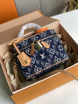 Replica Top Replica Louis Vitton M57403 Since 1854 Vanity PM Jacquard Blue