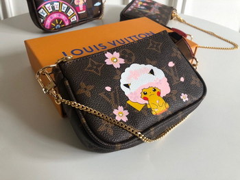 Replica Copy Louis Vuitton M62236 Women Mini Pochette Accessoires Print Monogram Coated Canvas 002