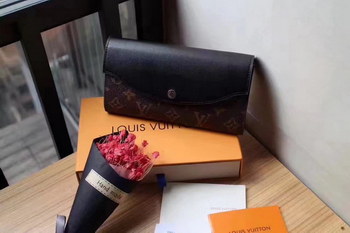 Replica Louis Vuitton M64098 Sarah Wallet Monogram Black