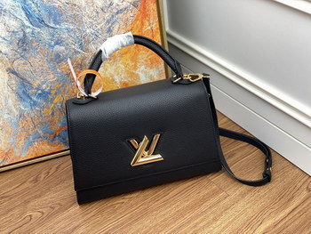 Replica Replica Louis Vuitton M57090 Twist One Handle MM Taurillon eather Black