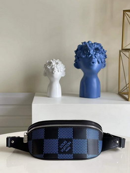 Replica Nice Price Louis Vuittion N50022 Campus Bumbag Navy Damier Infini 3D Cowhide Leather