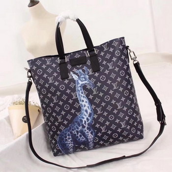 Replica Louis Vuitton M54127 Tote NS Monogram Savane Black