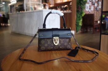 Replica Louis Vuitton M43125 One Handle Flap Bag MM Black
