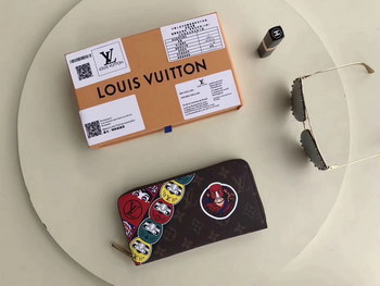 Replica Louis Vuitton M67249 Zippy Wallet Monogram Coated Canvas