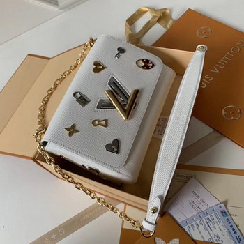 Replica Copy Louis Vuitton M52890 Twist MM Women Shoulder Bag Epi Cowhide Leather