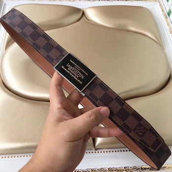 Replica Louis Vuitton Men Reversible Leather Belt 010