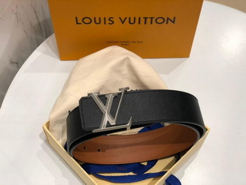 Replica Cheap Replica Louis Vuitton Lpyramide Men Leather Belt Width 4cm M9232Q 058