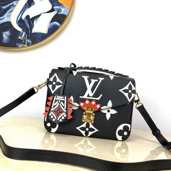 Replica New Replica Louis Vuitton M45385 LV Crafty Pochette Metis Embossed Grained Cowhide Leather