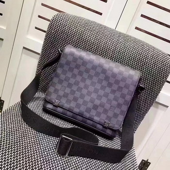 Replica Louis Vuitton N41028 District PM Damier Graphite Canvas