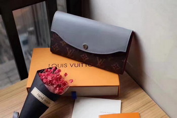 Replica Louis Vuitton M64098 Sarah Wallet Monogram Blue
