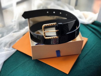 Replica Cheap Replica Louis Vuitton Daily Width 3cm Women Leather Belt M0201U 057