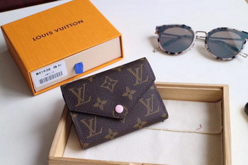Replica Replica Louis Vuitton M62360 Women Victorine Wallet Monogram Rose Ballerine