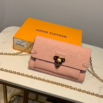 Replica AAA Louis Vuitton M63399 Vavin Chain Wallet in Soft Monogram Empreinte Leather Pink