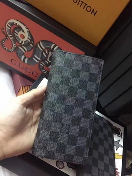 Replica Louis Vuitton N63212 Brazza Wallet Damier Cobalt Canvas