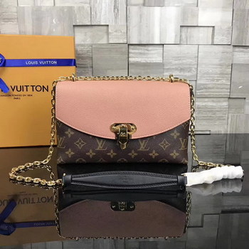 Replica Copy Louis Vuitton M44274 Saint Placide Monogram Coated Canvas and Cowhide Leather Peche