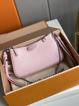 Replica Replica Louis Vuitton M80483 Easy Pouch On Strap Epi Embossed Supple Grained Cowhide Leather Rose
