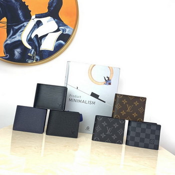 Replica Replica Louis Vuitton Men SLENDER ID Wallets