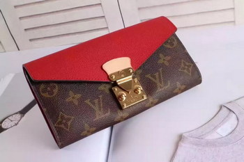 Replica Original Quality Louis Vuitton M58414 Monogram Pallas Wallet Cherry