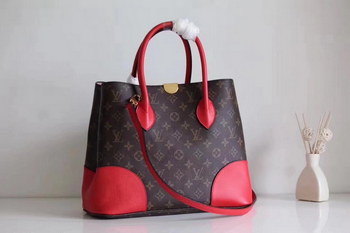 Replica Louis Vuitton M41596 Flandrin Monogram Coated Canvas and Cowhide Leather Exterior Cherry