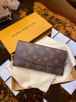 Replica Replica Louis Vuitton Women Emilie Wallet Coffee