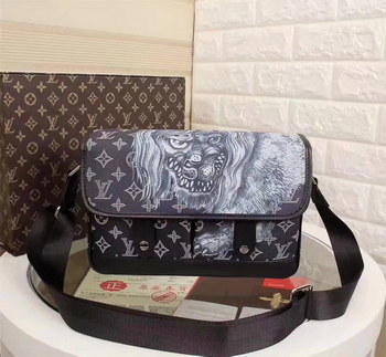 Replica Louis Vuitton M54248 Savane Men Messenger Bags Marine