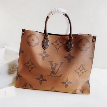 Replica Replica Louis Vuitton Women Onthego Tote Bag Monogram Coated Canvas