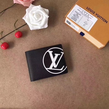 Replica Louis Vuitton M67742 Multiple Wallet Taurillon Leather Initials