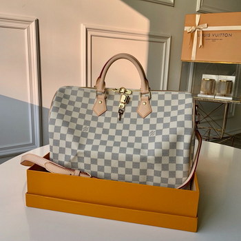 Replica Replica Louis Vuitton N41369 Speedy 35 Damier Azur Coated Canvas