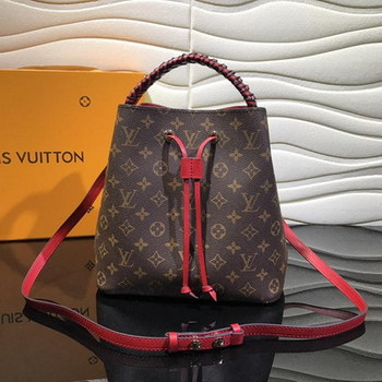 Replica Replica Louis Vuitton M43985 NeoNoe Braided Handle Monogram Coated Canvas Red