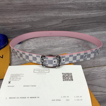 Replica Louis Vuitton M9942 Width 25cm Women Leather Belt With Silver Buckle 037